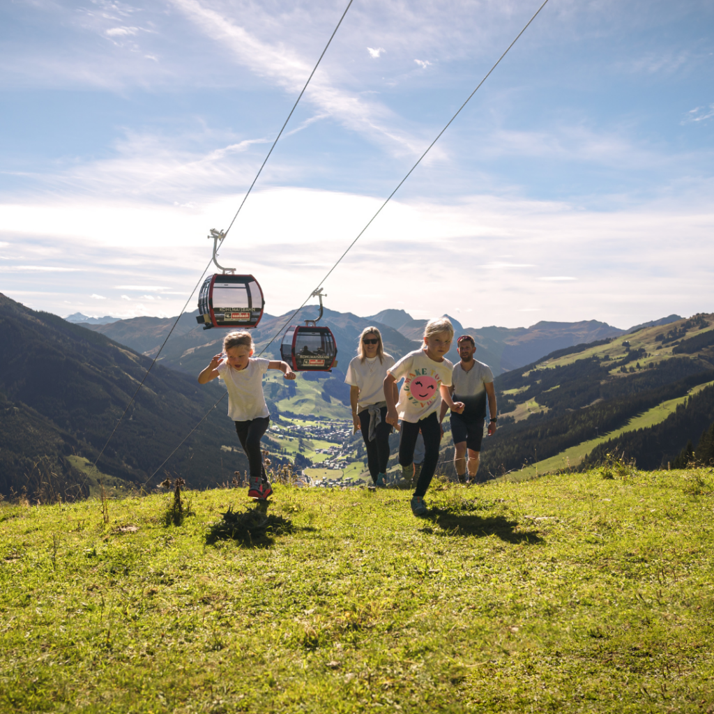 Sommerferie i Saalbach