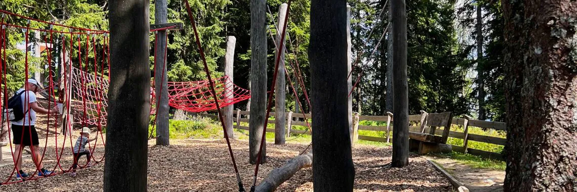 Legaplads i Wagrain - skovlegeplads