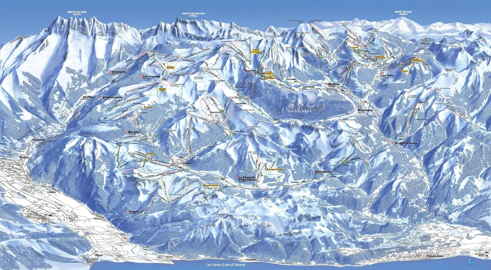 Port des soleil - Avoriaz Skiområde